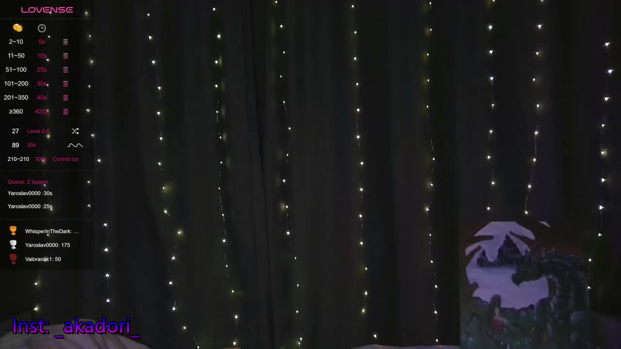 Akadori Cam Model Chat September 27, 2025