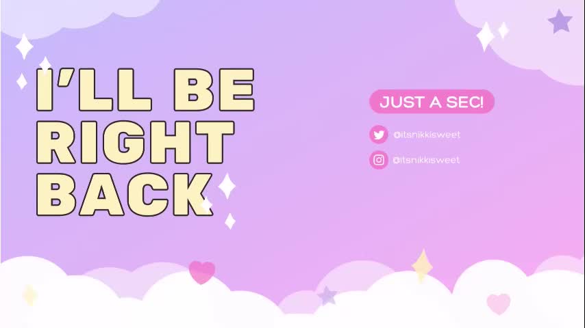 itsnikkisweet Cam Model Chat September 27, 2025