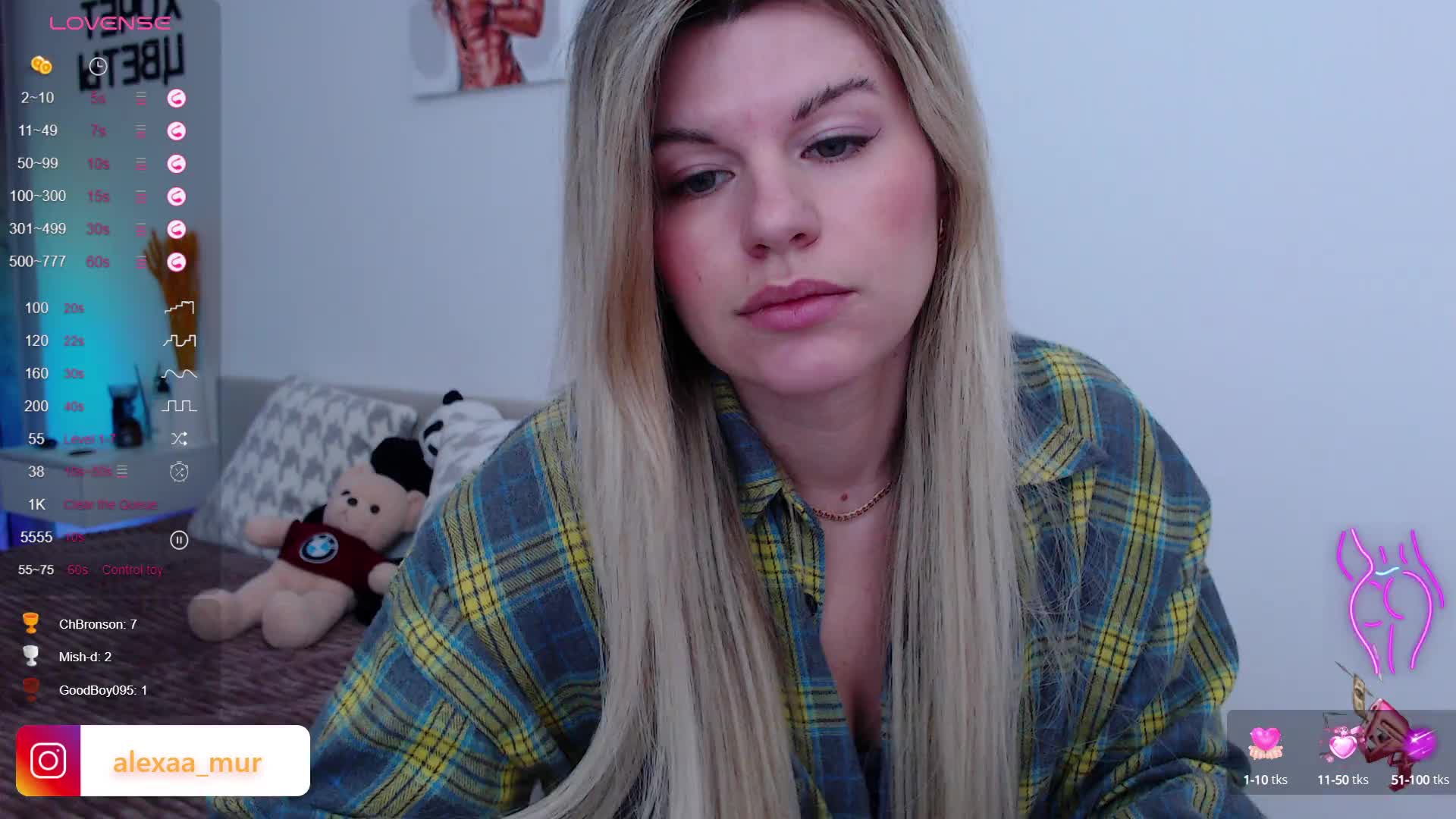 AlexaX7 Cam Model Chat October 1, 2025