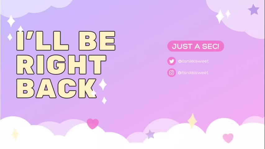 itsnikkisweet Cam Model Chat October 3, 2025