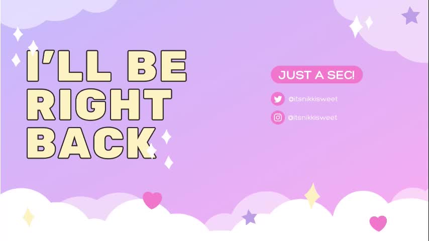 itsnikkisweet Cam Model Chat October 4, 2025