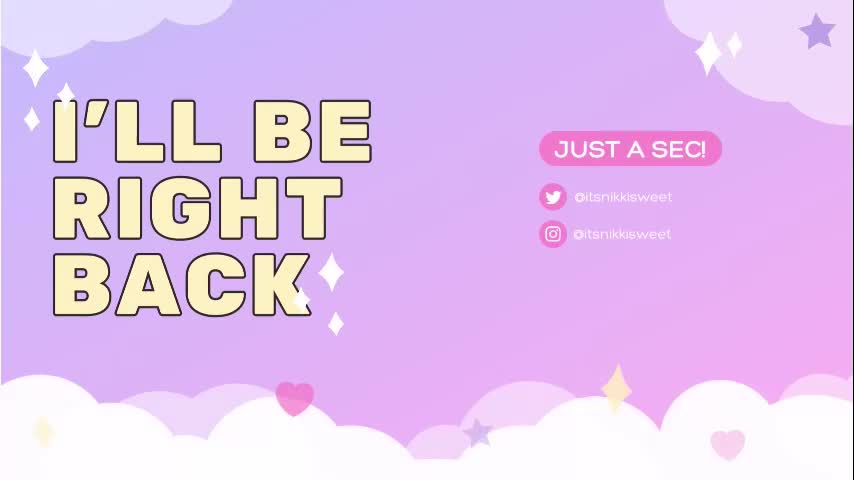 itsnikkisweet Cam Model Chat October 5, 2025