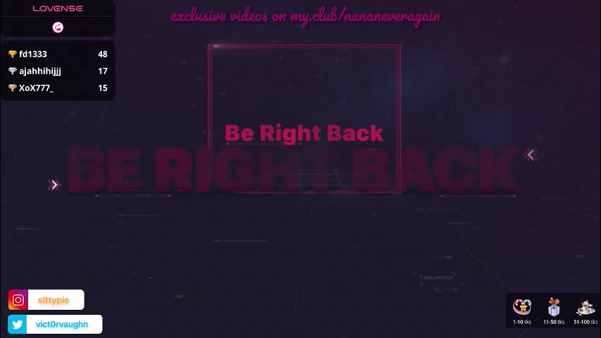 nananevaeragain Cam Model Chat October 7, 2025