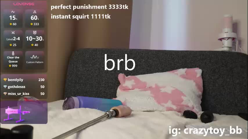 crazytoy_ Cam Model Chat October 12, 2025