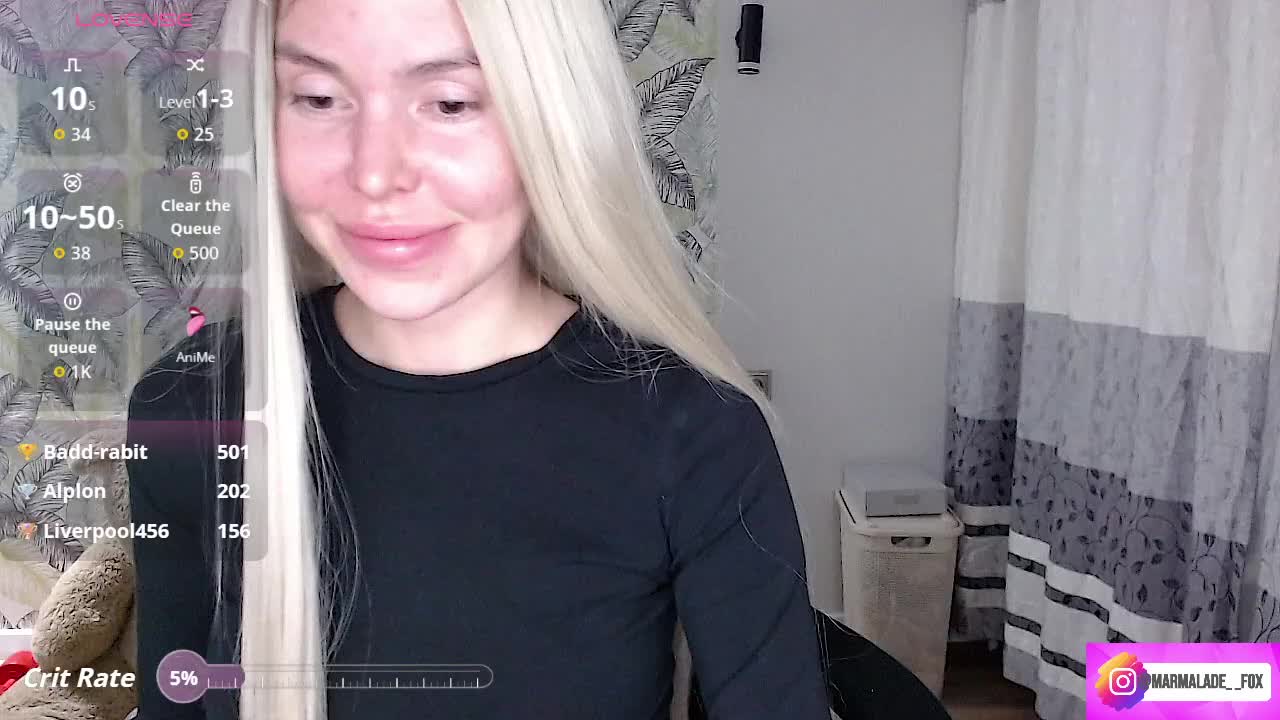 Marmalade_Fox Cam Model Chat October 13, 2025