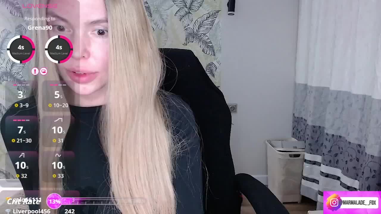 Marmalade_Fox Cam Model Chat October 14, 2025