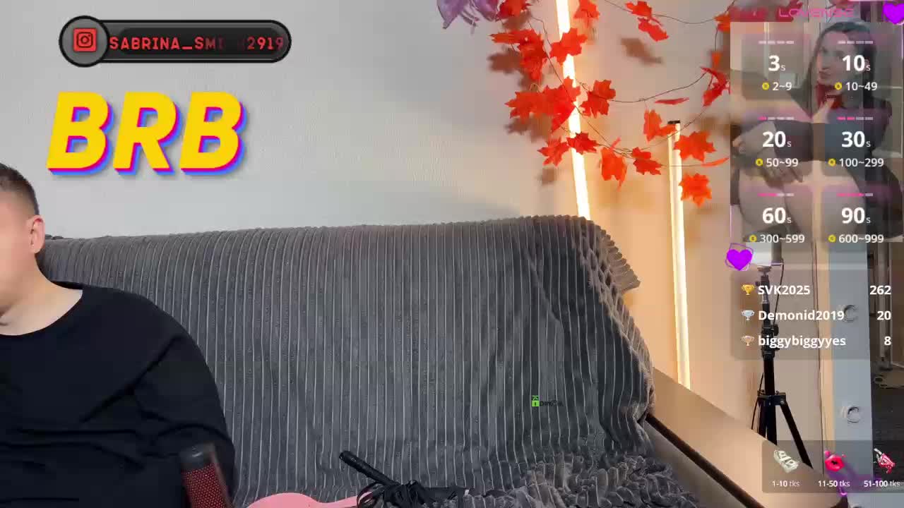 Sabrina_Smith Cam Model Chat October 14, 2025