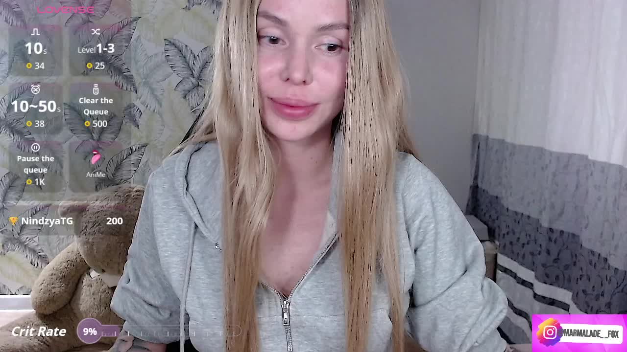 Marmalade_Fox Cam Model Chat October 14, 2025