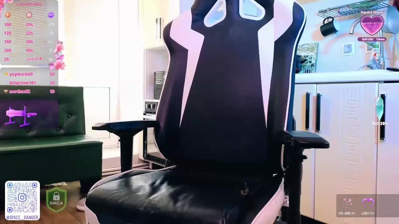 SpaceDanger Cam Model Chat October 15, 2025