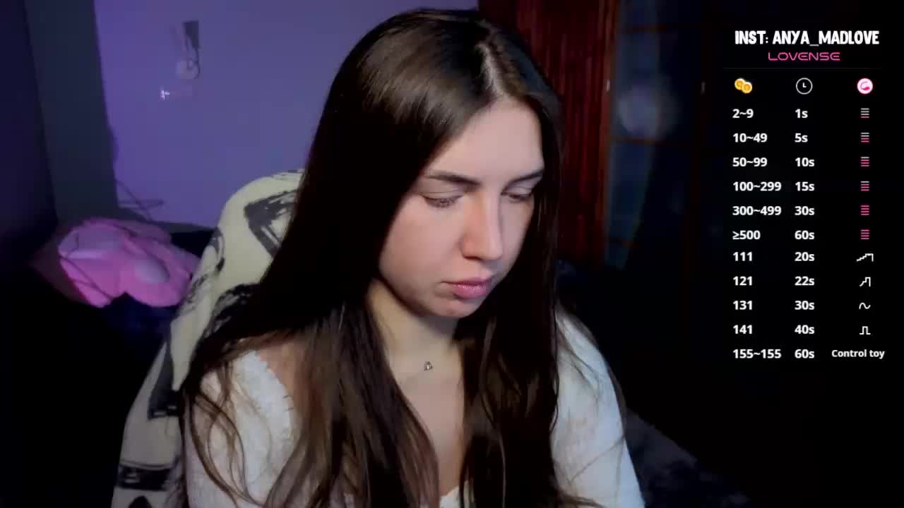 anya_madlove Cam Model Chat October 17, 2025