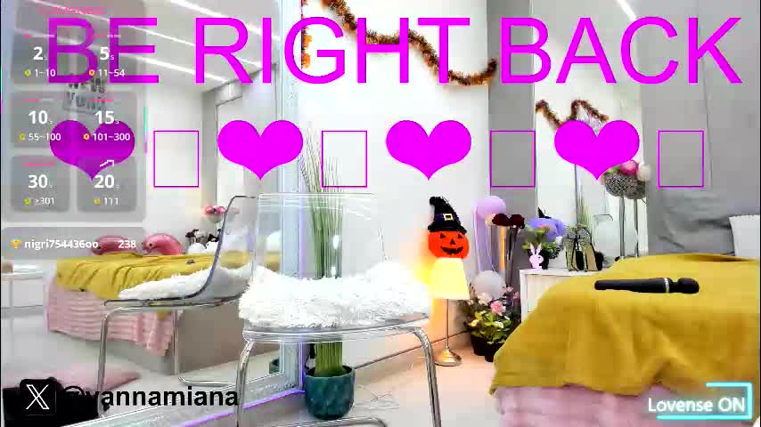 yana_miana Cam Model Chat October 30, 2025