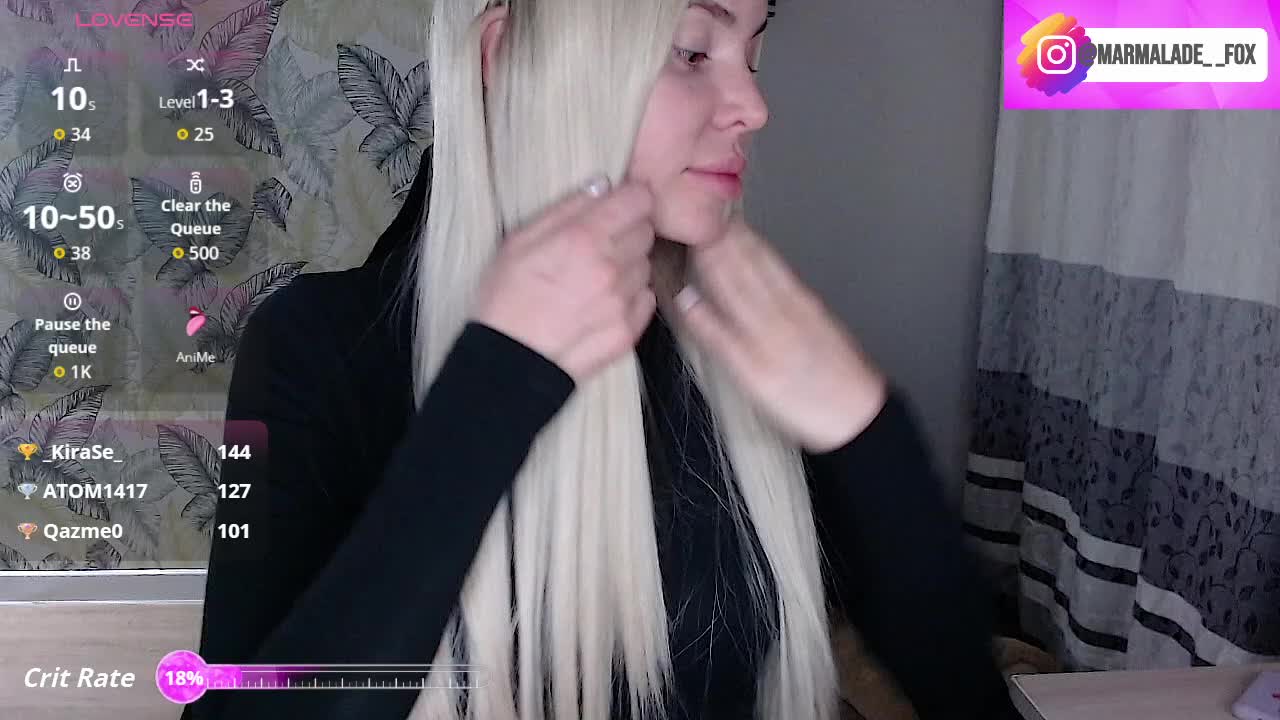 Marmalade_Fox Cam Model Chat October 31, 2025