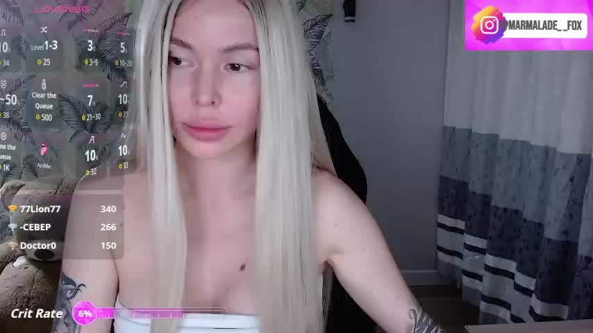 Marmalade_Fox Cam Model Chat November 2, 2025