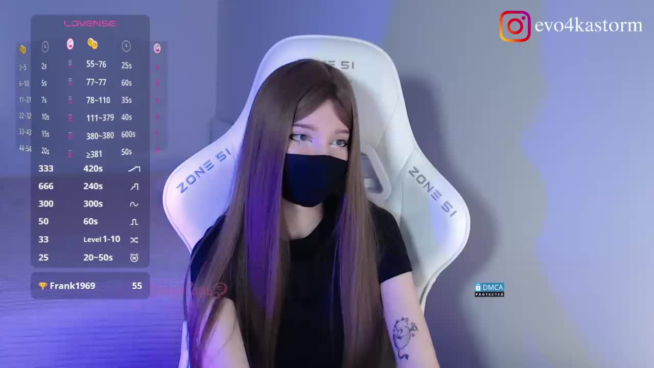 Evo4kaStorm Cam Model Chat November 9, 2025