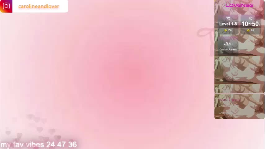 carolineandlover Cam Model Chat November 12, 2025