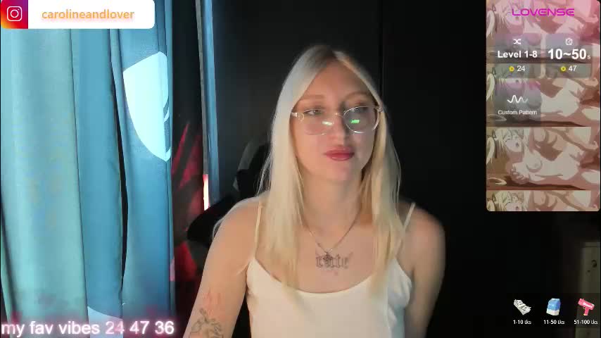 carolineandlover Cam Model Chat November 16, 2025