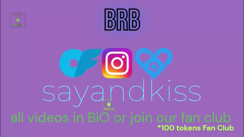 say_and_kiss Cam Model Chat January 20, 2026