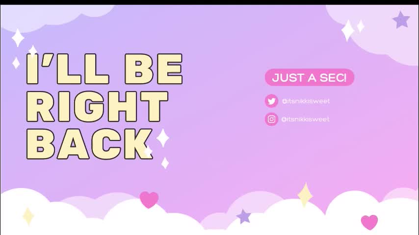 itsnikkisweet Cam Model Chat January 30, 2026