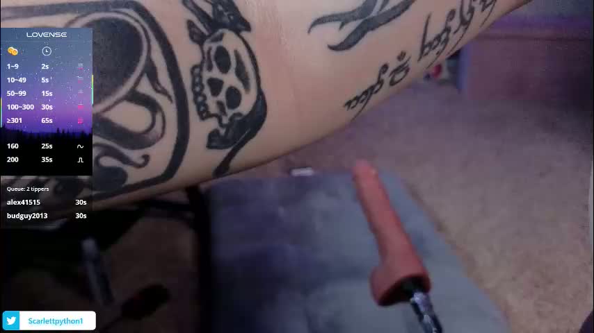 scarlettpython1 Cam Model Chat February 1, 2026