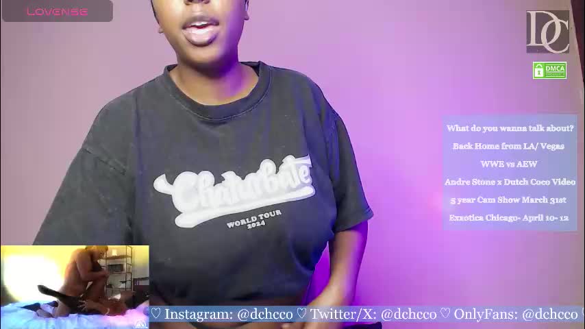 dchcco Cam Model Chat March 6, 2026